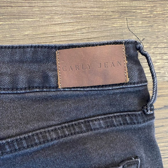 Carly Jean Los Angeles Jeans Women’s 9 Black Miller High Waist Stretch Skinny - Picture 8 of 16